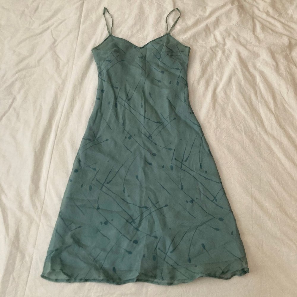 Banana Republic | Double Layer Strappy Silk Dress